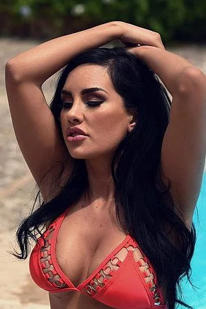 Ann Denise Teasing by the Pool