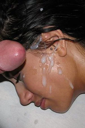 Amia Moretti gets her oiled tight pussy drilled and takes a nasty facial after massage