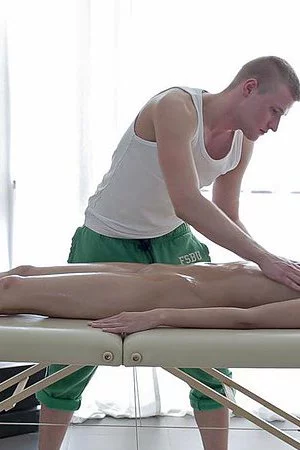 Tall Teen Fucks Masseur
