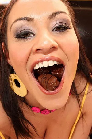 Big titted chick Charley Chase gets her huge tits and shaved pussy fucked by massive cock