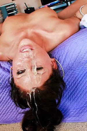 Dirty action with lewd Brooklyn Lee getting pins all over face and toys inside the holes