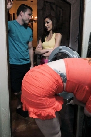 Two redhead beauties get their eager pussies fucked in turn