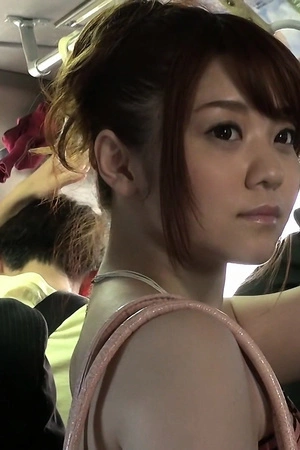 Japanese bimbo Mari Motoyama gets her shaved pussy plowed