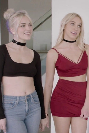 Alex Grey and Khloe Kapri take turns getting their tight pussies drilled