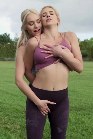 Barbie Brill and Amy Douxxx pleasuring each other in all possible ways