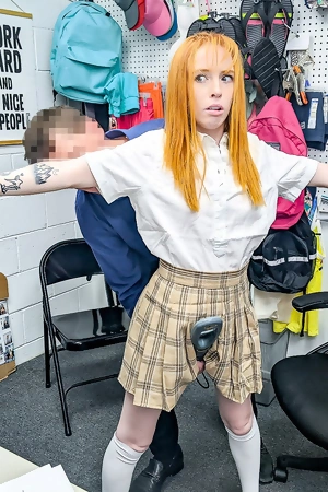 Tiny schoolgirl Madi Collins screwed by cocky LP officer