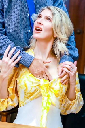 Blonde mature Gigi Dior gets fucked by cocky principal