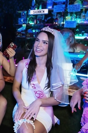 Whorish bride Ivy Ireland gets fucked right before the wedding