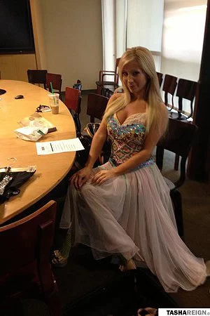 Busty blonde bomb Tasha Reign shows us how wild and naughty she is in her private time