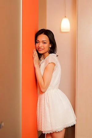 Asian cutie Bansari A is out of her panty demonstrating her wonderful clean shaved cunt