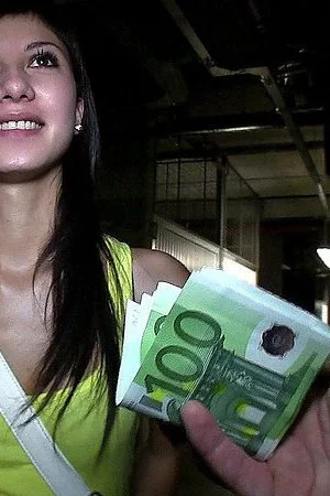 Asian hottie Momy May gets picked up and does hardcore for some cold cash