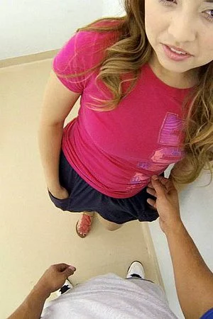 Little Latina floozy Courtney Loxx meets her lover in the bathroom for some hardcore loving.