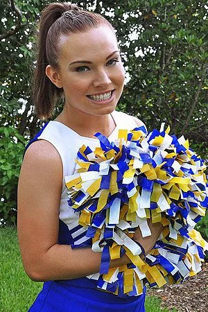 Lewd uniform babe Tiff Bannister is with the long member in her wonderful mouth