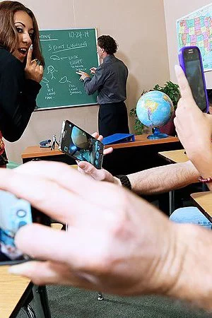 Latin teen Sophia Torres moistens big dick head and takes it into the butt hole