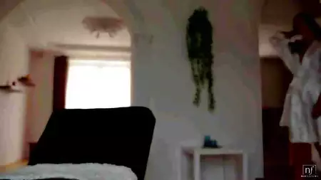 Horny brunette Lauren Lace is in the ecstasy slowly rubbing the nub clit