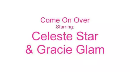 Naughty Gracie Glam is losing off lingerie and stripping Celeste Star in the horny lesbian session