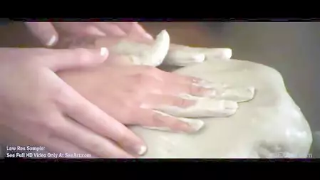 Instead of working hot babes Elle Alexandra and Jasmine W kiss and have a hot lez adventure