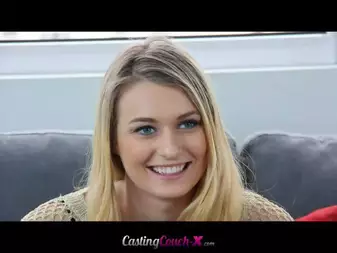 Pretty blonde Natalia Starr allows the man to squeeze her boobs and fuck the mouth