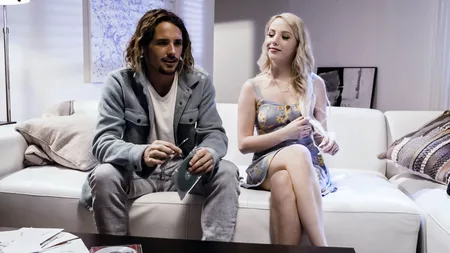 Blonde Dixie Lynn has sex with an attractive stallion