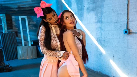 MILF Bridgette B and Sabina Rouge have passionate sex