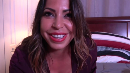 Julianna Vega takes rock hard cock in her shaved pussy