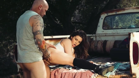 Kimber Woods gets properly fucked by tattooed stallion