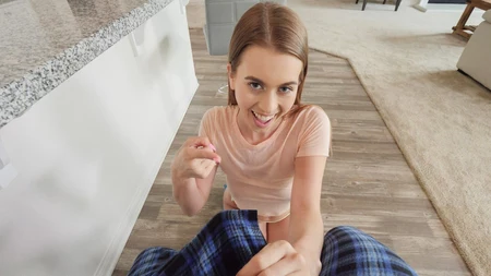 Jill Kassidy sucks stepdad's cock and gets nicely fucked in POV