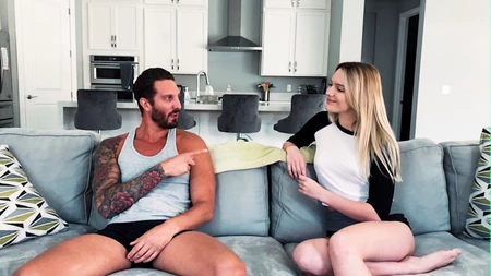 Kenna James gets eaten out and shagged in the kitchen