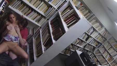 Horny babe Aubrey Sinclair gets fucked in the library