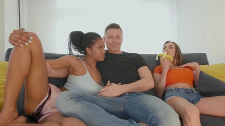 Josephine Jackson and Tina Fire lick each other's pussy while getting fucked