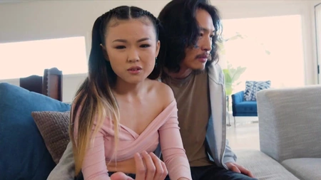 Lulu Chu gets her Asian pussy drilled and face jizzed