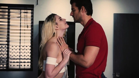 Kenna James gives a great head and gets boned in the living room