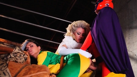 Jeanie Marie Sullivan and Allie Haze getting fucked in turn