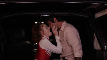 Redhead cheerleader Madi Collins gets fucked good and proper