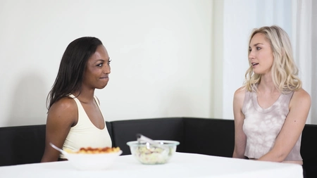 Daya Knight and Claire Roos can't get enough of each other