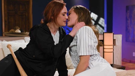 Katie Kush and Siri Dahl enjoying each other’s company