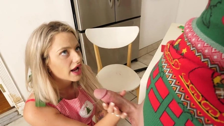 Harmony Rivers sucks thick throbbing cock until it explodes