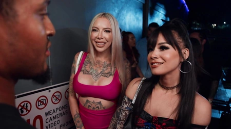 Wild bitches Cassidy Luxe and Ari Alectra share big black cock