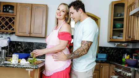 Saucy housewife Rachael Cavalli seduced tattooed stepson into drilling her wet hole