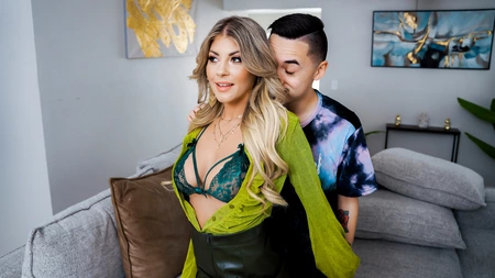 Bosomed nanny Kayla Kayden fucks inexperienced teenager