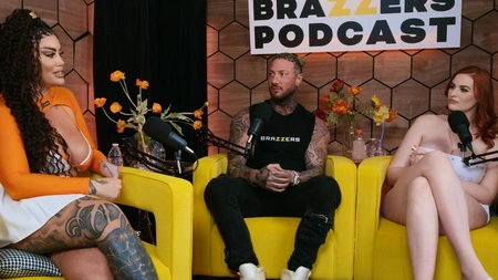 Lustful BBWs Abigaiil Morris and Toochi Kash screwed by tattooed stallion