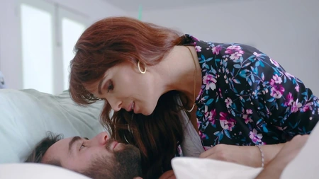 Big-titted mature Syren De Mer gets eaten out and screwed by bearded dude