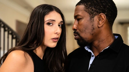 Aria Sloane gets fucked hard in doggystyle position after sucking BBC