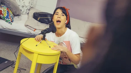 Beautiful brunette Lady Dee gets fucked in a hostel