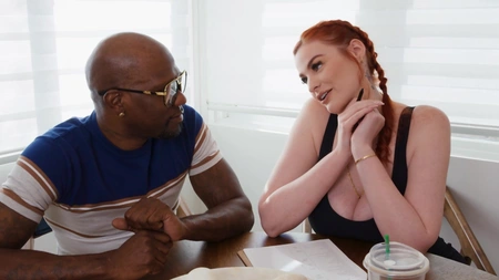 Abigaiil Morris gets her eager cunt hammered after sucking BBC