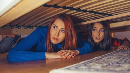 Charlie Red and Katy Rose take turns getting their narrow holed drilled