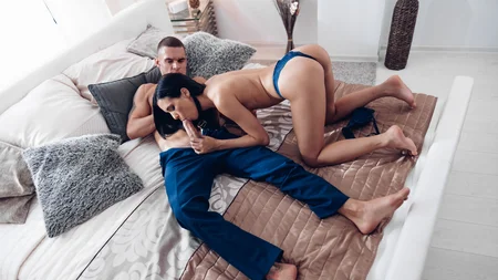 Nikki Fox gets eaten out and pleasantly fucked by her man