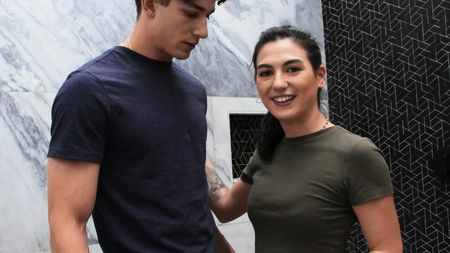 Megan Mistakes takes cum on her butt cheeks after getting her hairy cunt drilled